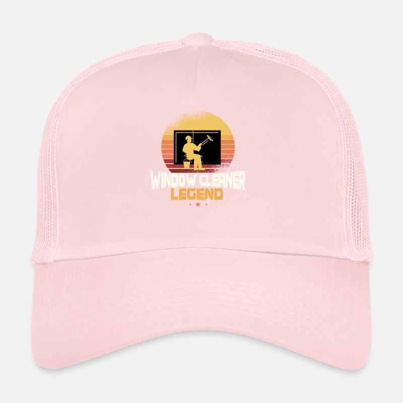 Window cleaner legend Trucker Cap
