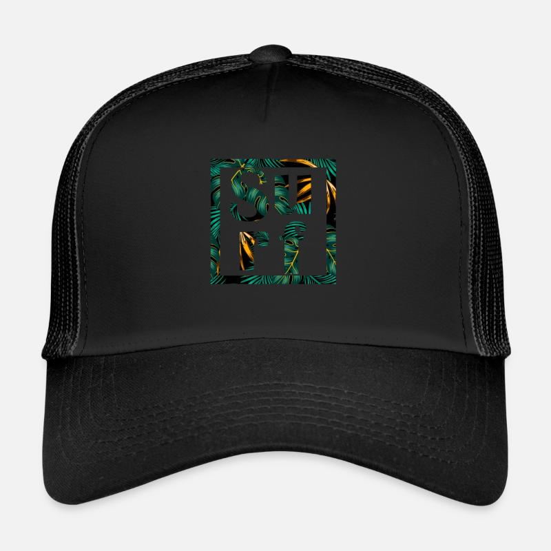 Surf Design Palme Windsurfen Surfen Geschenkidee Trucker Cap