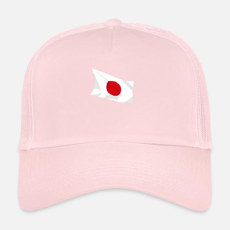 Drapeau du Japon 8 bits Drapeau japonais Retro Gamer Casquette trucker 