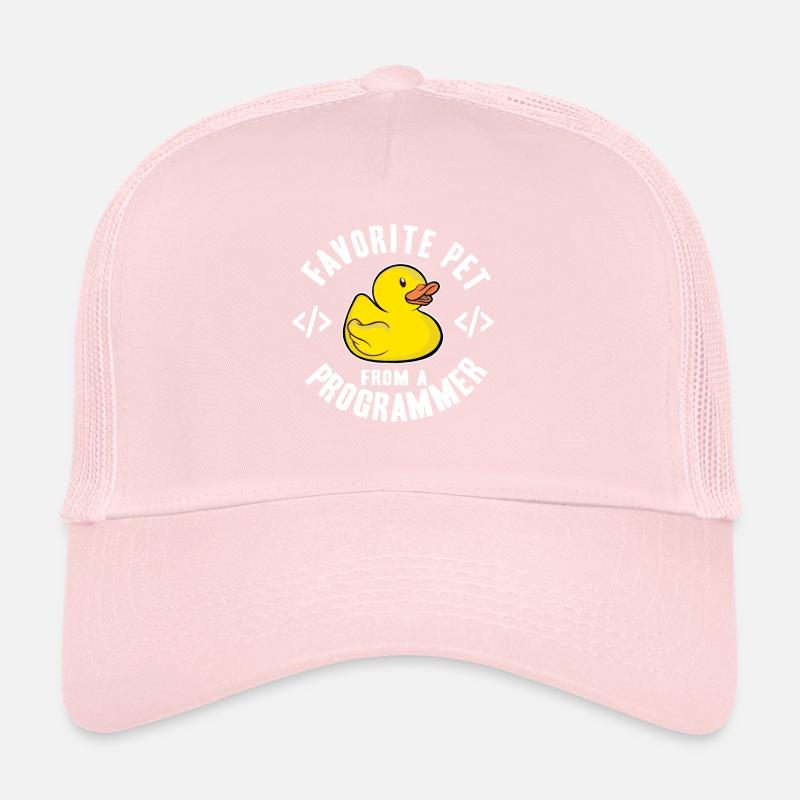 Programmierer Ente Programmieren Debugging Lustig Trucker Cap