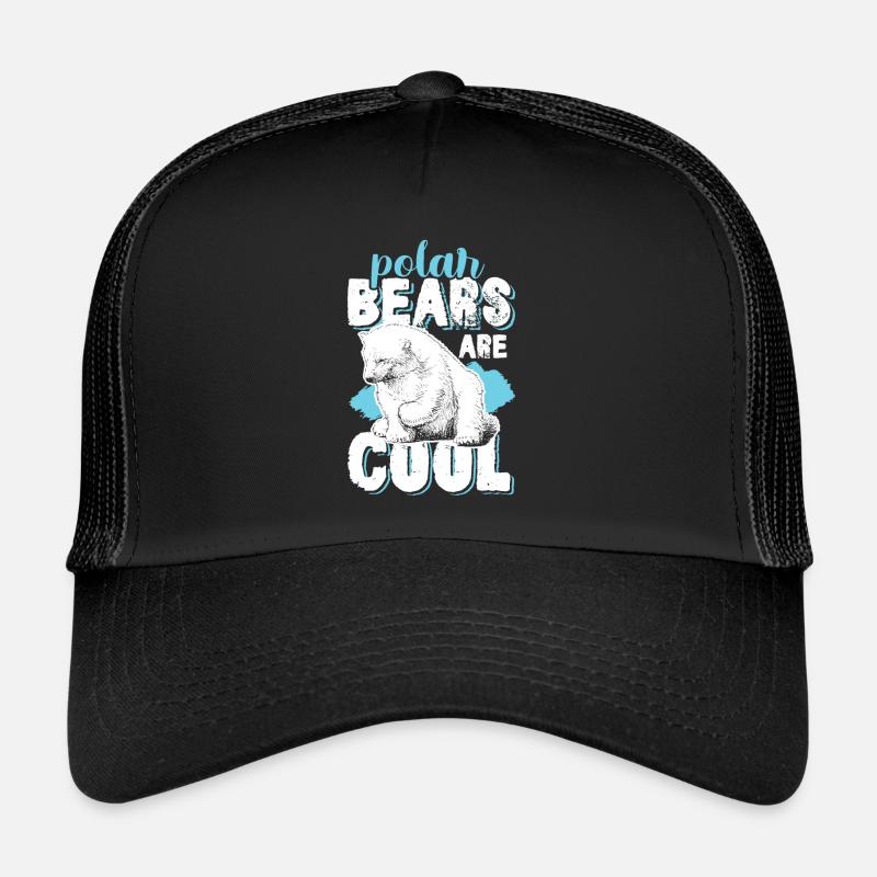 winter Polar Bär Eisbär Trucker Cap