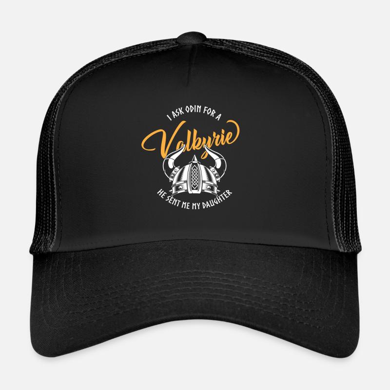 Wikinger Sprüche, Vikings, Odin und Valkyre Trucker Cap