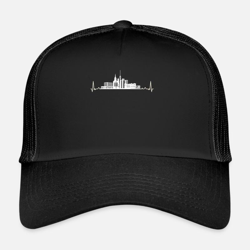 Stuttgart - Skyline de la ville de Stuttgart Casquette trucker 