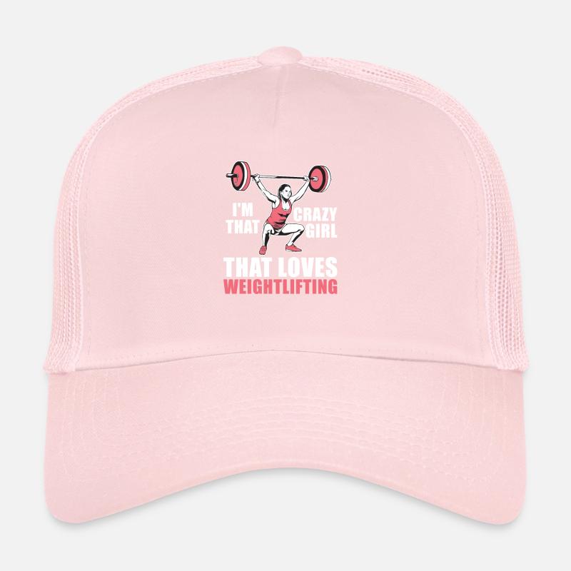 Haltérophile Haltères Long Casquette trucker 