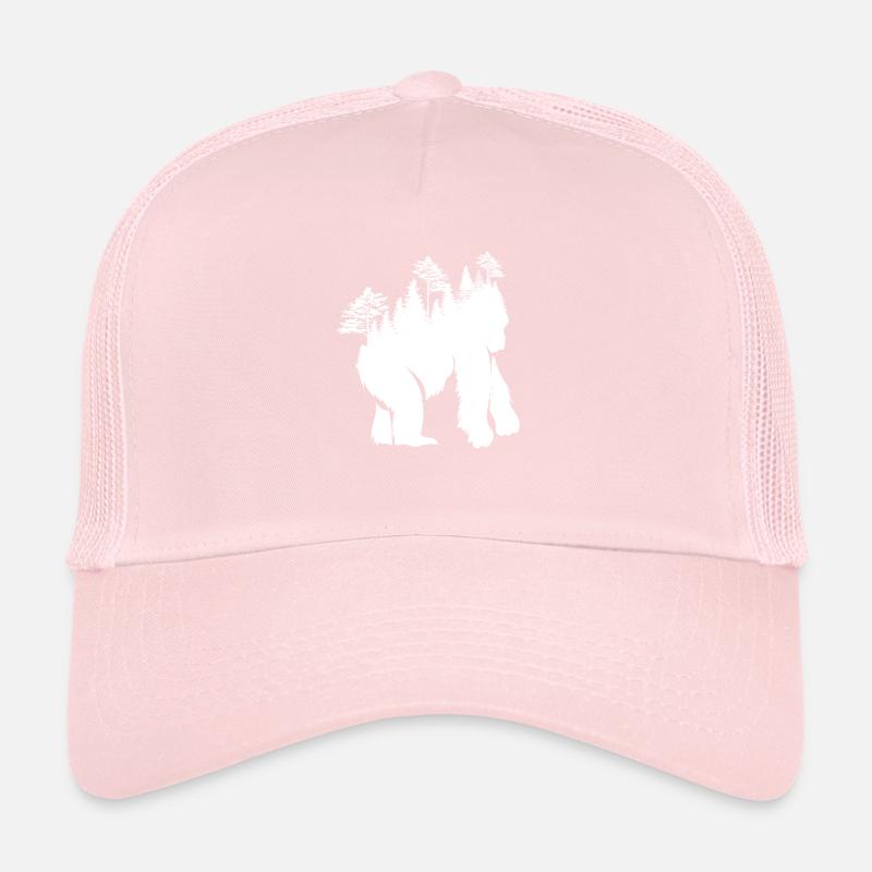 Gorilla Forest Design for Nature Lovers Trucker Cap