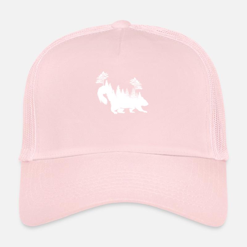 Squirrel forest design for nature lovers Trucker Cap