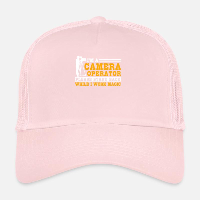 opérateur camera Casquette trucker 