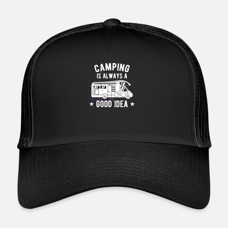 wohnmobil witziges Campingplatz Motiv Wohnmobil Trucker Cap