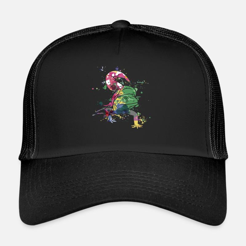 Lizard, Watercolor leopard gecko, zookeeper Trucker Cap