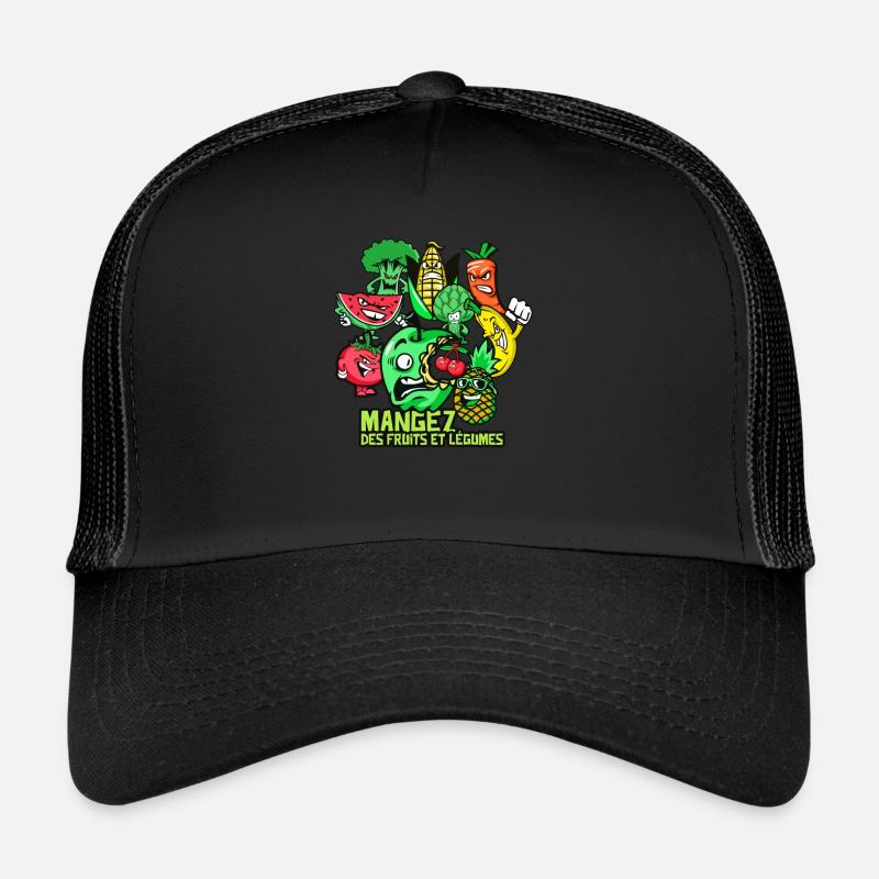 Essen Sie Obst und Gemüse. Trucker Cap