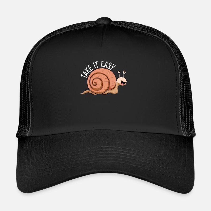 Snail Take It Easy nudibranch snail shell Trucker Cap
