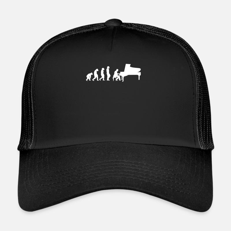 Klavier Evolution - Trucker Cap - Schwarz/Schwarz