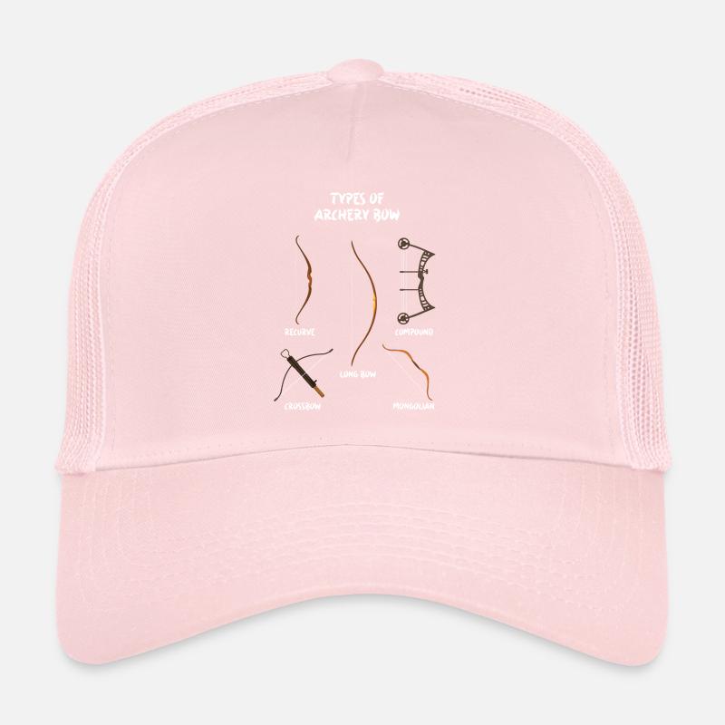 Types d’arcs, arcs longs, tir à l’arc Casquette trucker 