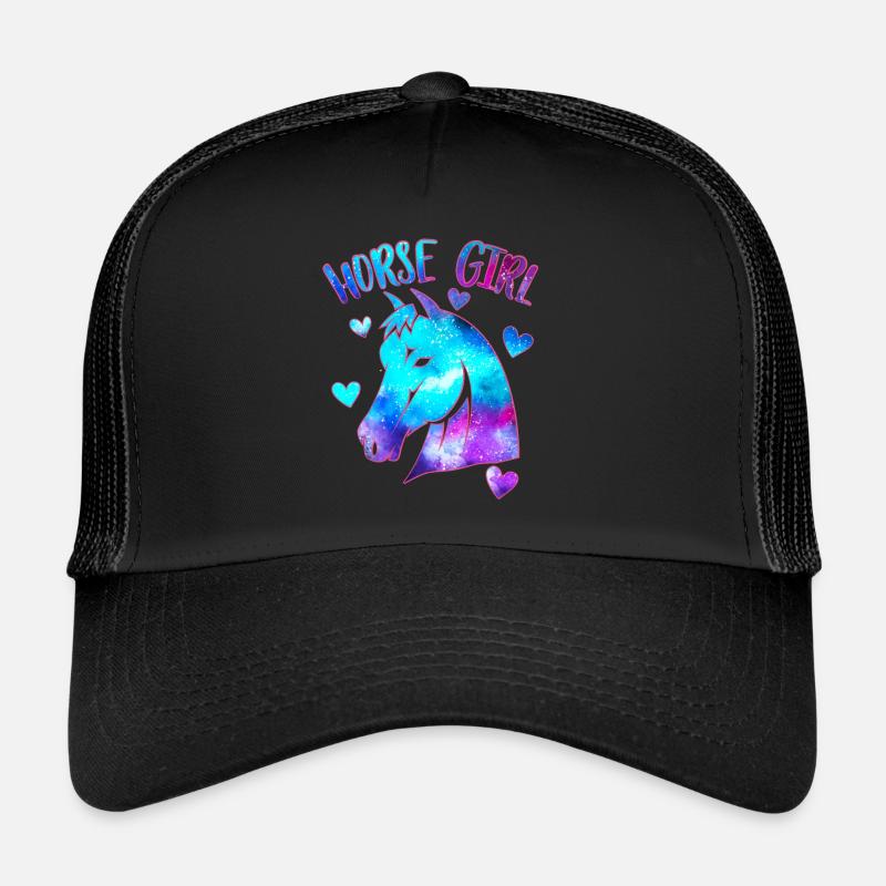 Pferd Mädchen Trucker Cap