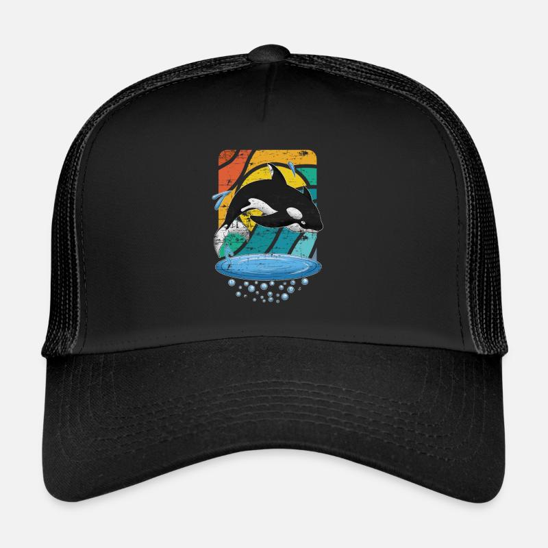 Baleine à épée Tueuse Orca Casquette trucker 
