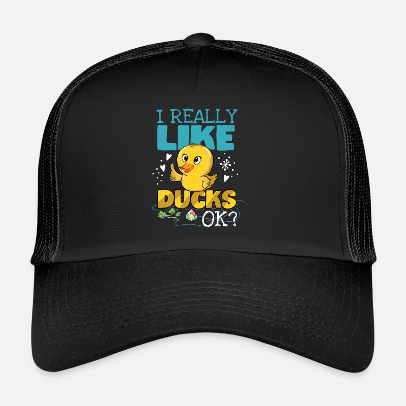 I Love Rubber Ducks Rubber Duck Bath Gift Trucker Cap