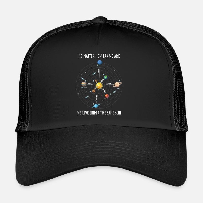Planet, Universum, Entfernungen der Planeten Trucker Cap