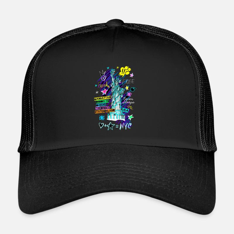 Statue de la liberté Casquette trucker 