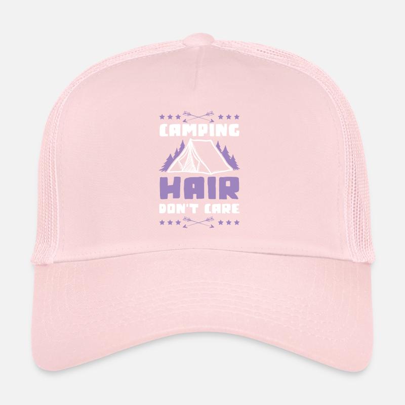 tent camping camp Trucker Cap