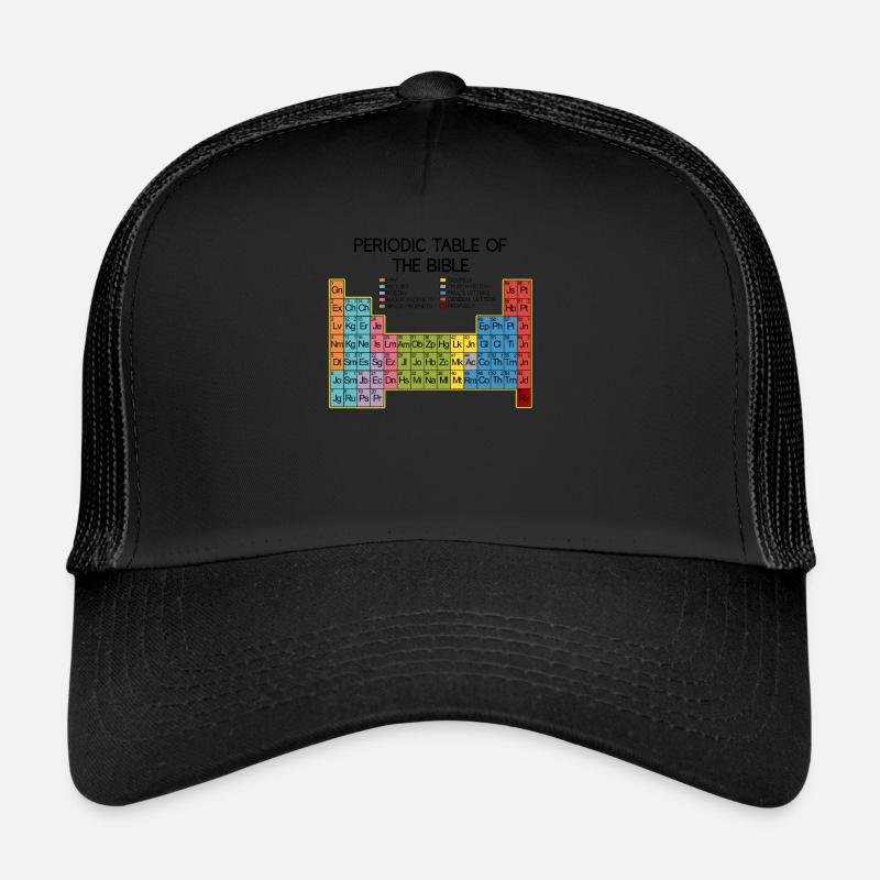 Christlich Geschenk - Gottes Wort - Periodensystem Trucker Cap
