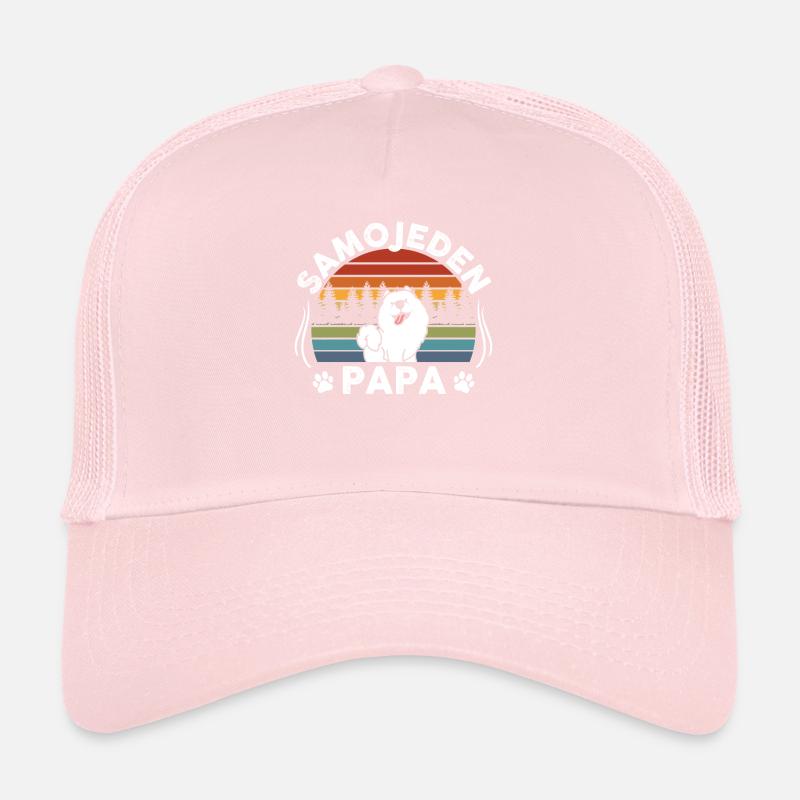 Samojede Samojeden Papa Samojedenhunde Geschenk Trucker Cap