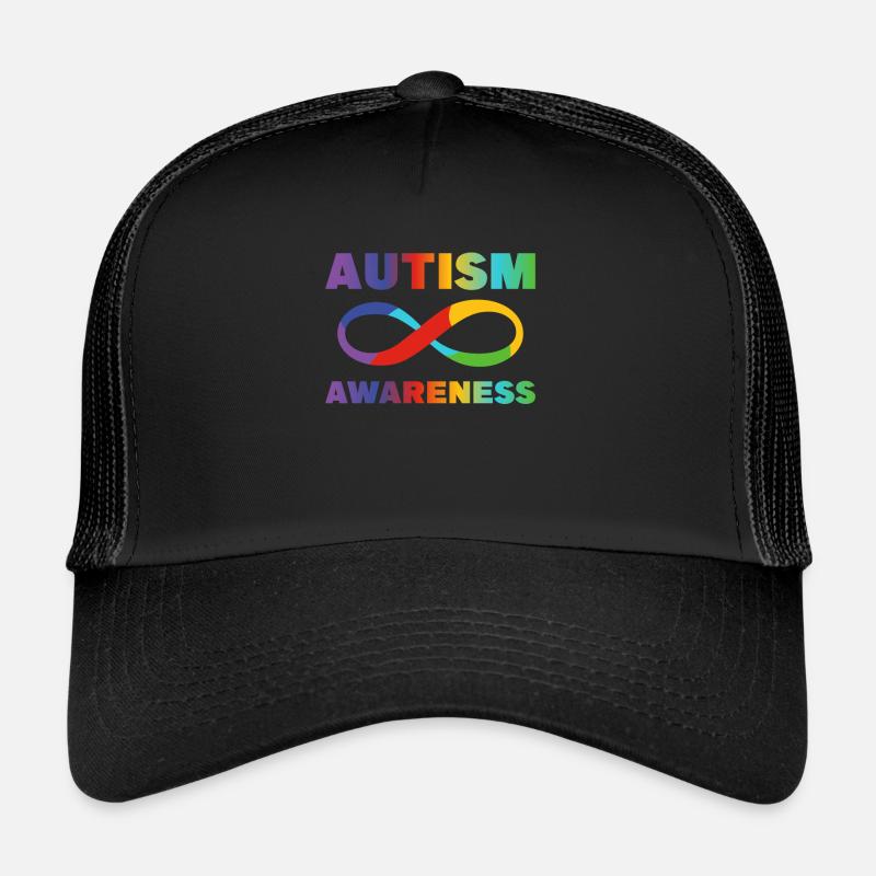 Autism Awareness Puzzle Piece Autism Mom Trucker Cap