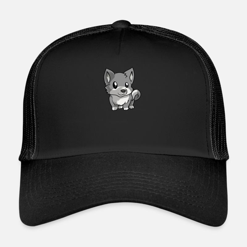 Kawaii Anime Wolf Wilderness Wolves Trucker Cap