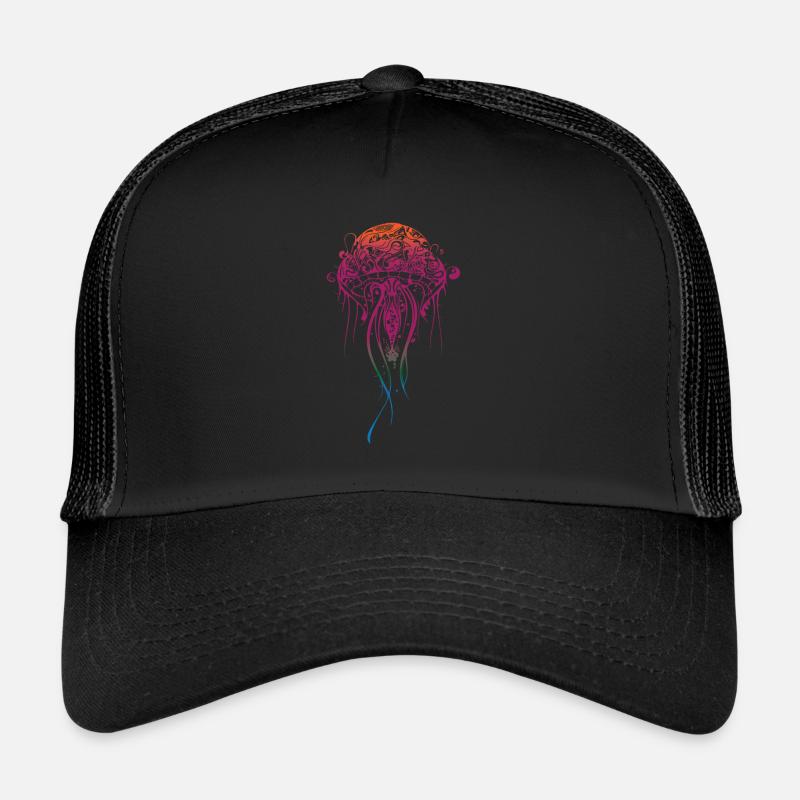 Méduse cadeau de feu Casquette trucker 
