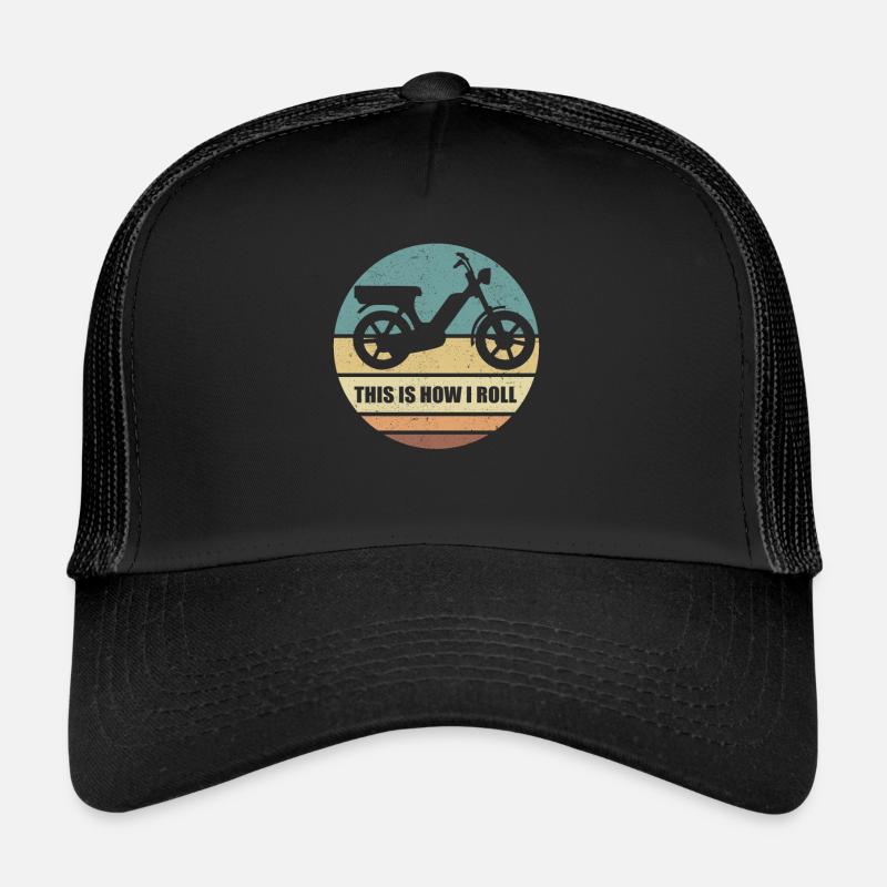 Mobylette Mobylette Mobylette Mobylette Mobylette Mobylette Cyclomoteur cadeau Casquette trucker 