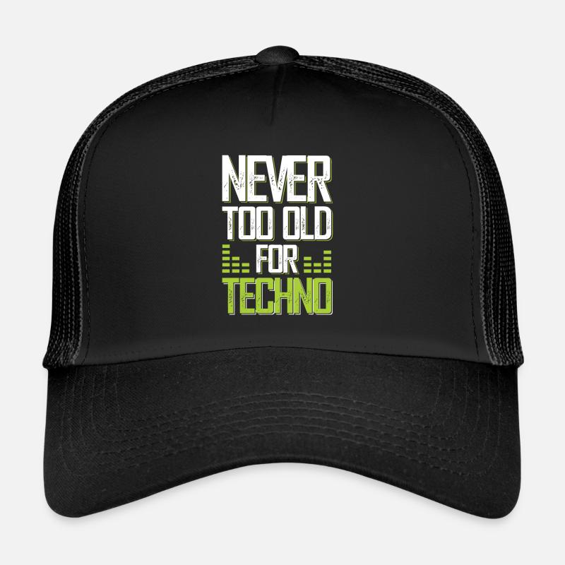 techno music Casquette trucker 
