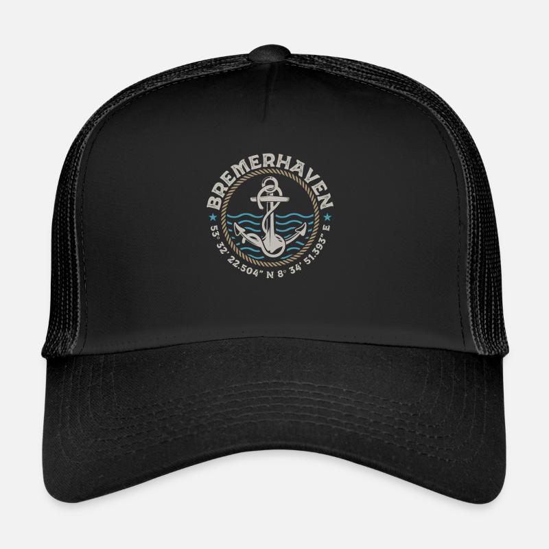Bremerhaven Bremen Coast Northern Germany Gift Trucker Cap