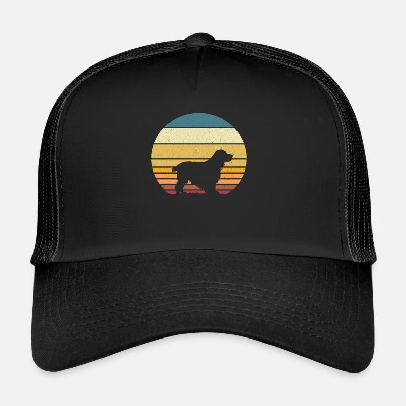 Cocker Spaniel - Trucker Cap - Schwarz/Schwarz