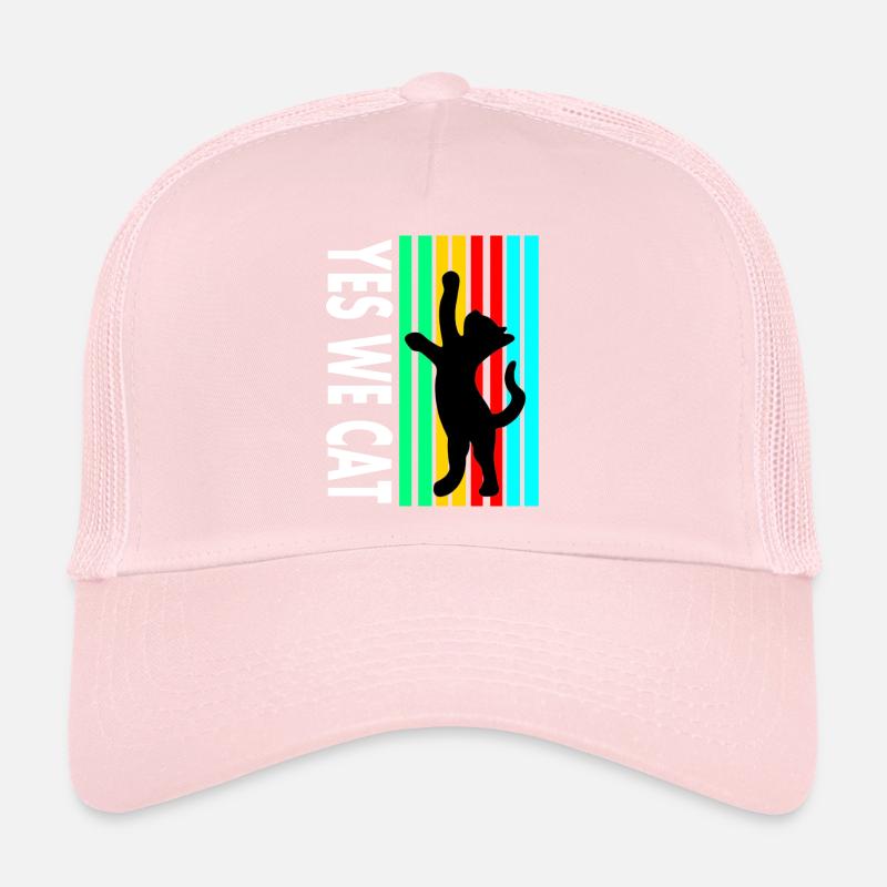 Chat Chat Ami Chat Visage Pet Cadeau Casquette trucker 