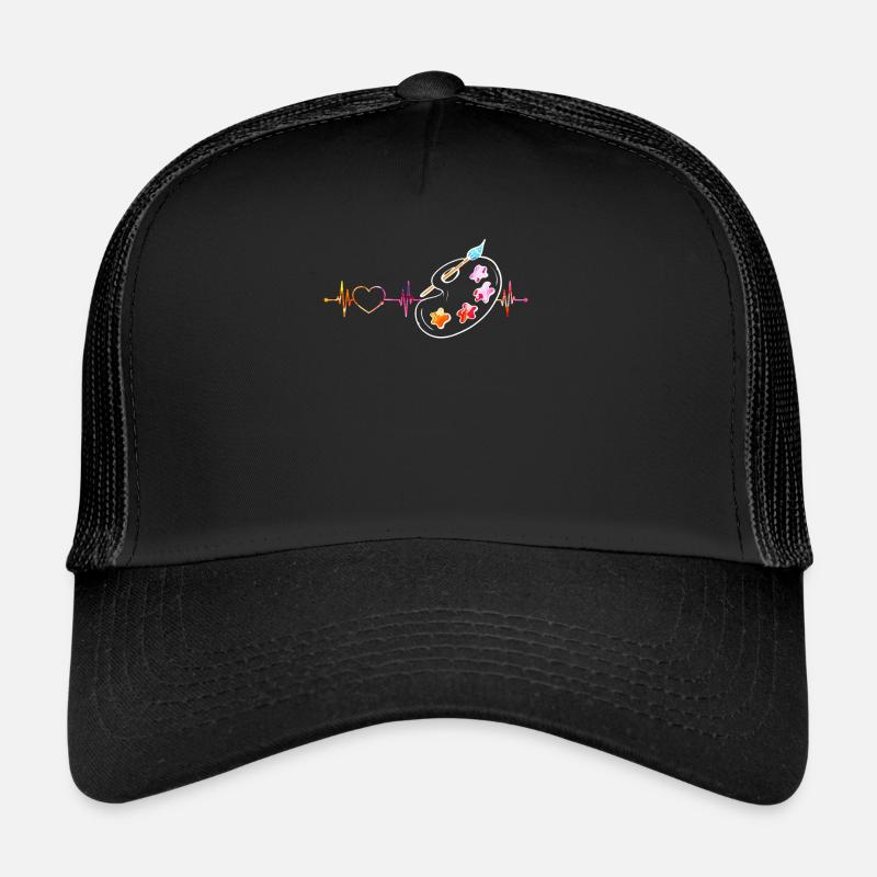 Malen Palette Pinsel Künstler Maler Geschenk Trucker Cap