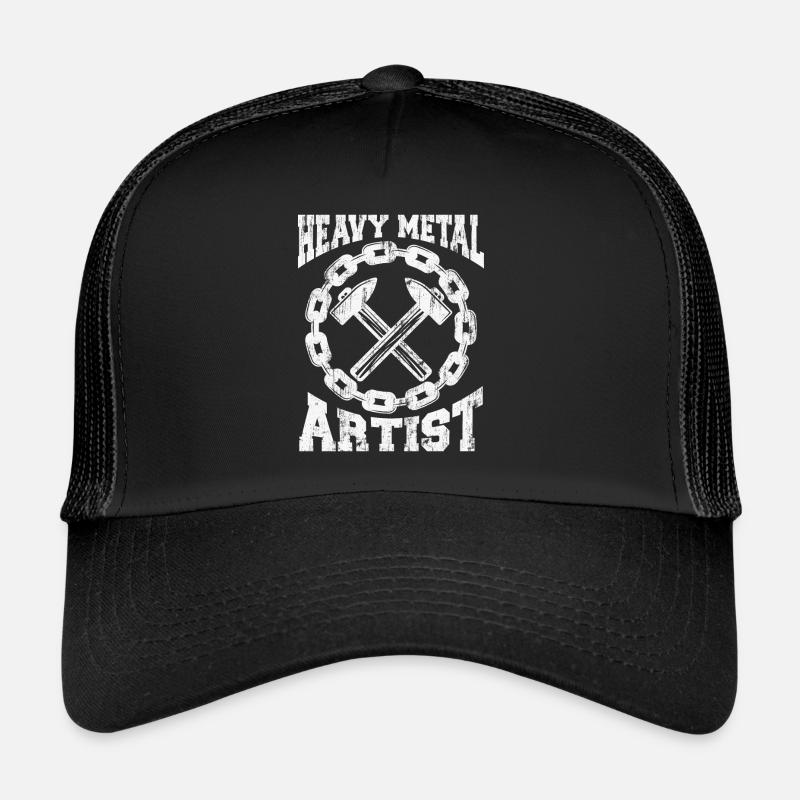 Schmied Schlosser Metallbauer Eisen - Trucker Cap - Schwarz/Schwarz