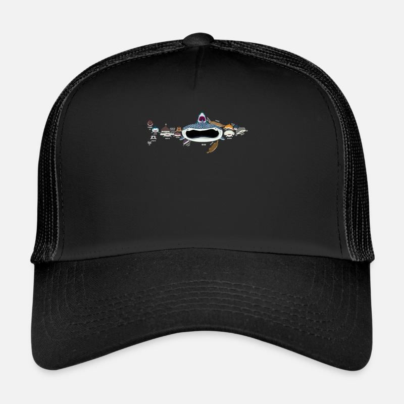 Requins, requins, requins Casquette trucker 