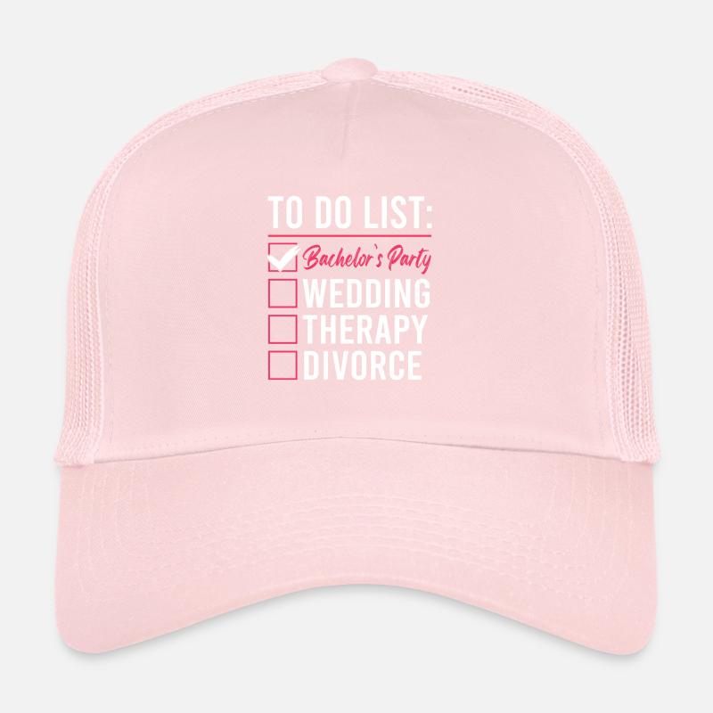 to do liste bachelor Trucker Cap