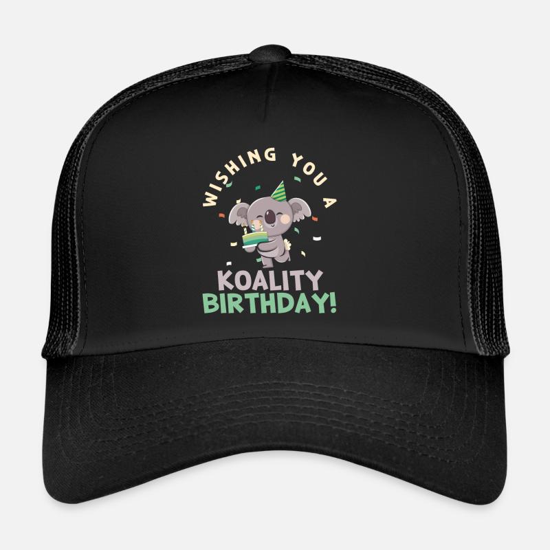 Wishing You A Koality Birthday Koala Geburtstag Trucker Cap