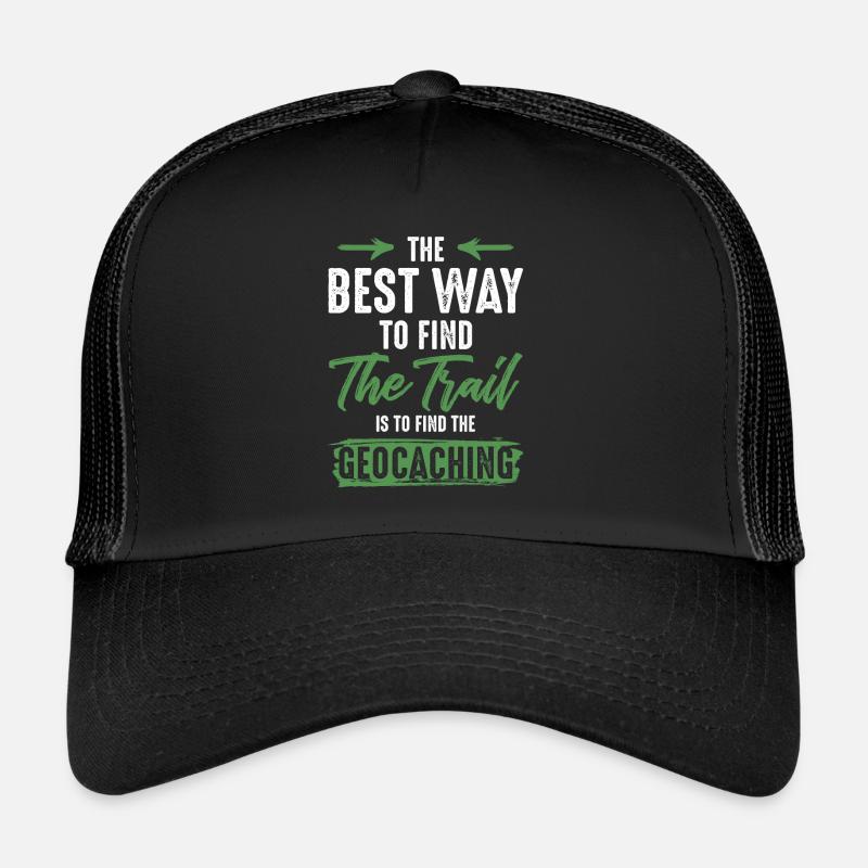 follow path geocaching Trucker Cap