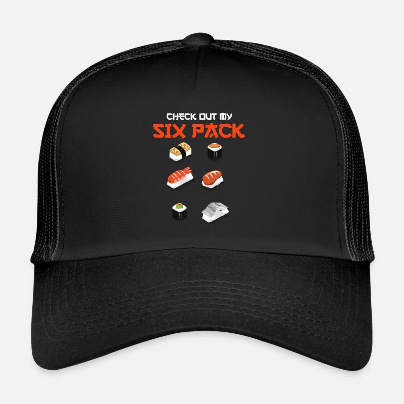 sushi - Trucker Cap - black/black