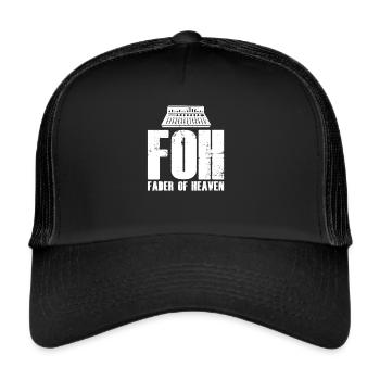 Tontechniker Sound Audio Engineer - Trucker Cap - Schwarz/Schwarz - Vorne