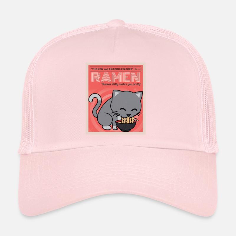 Ramen cat kawaii ramen anime Trucker Cap