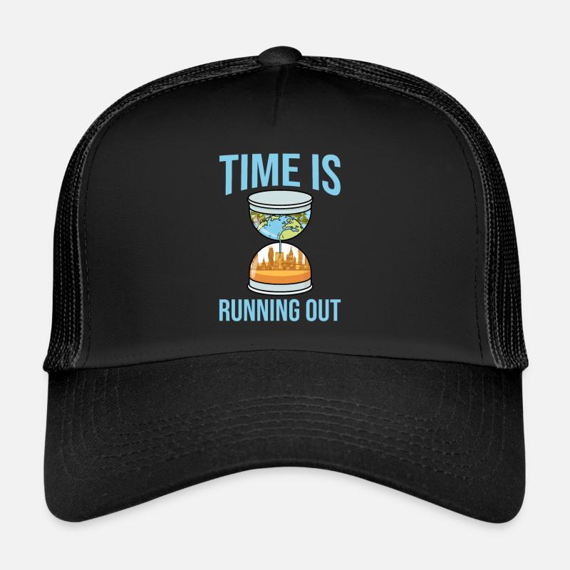 Climate Change Climate Protection Global Warming Earth Planet Trucker Cap