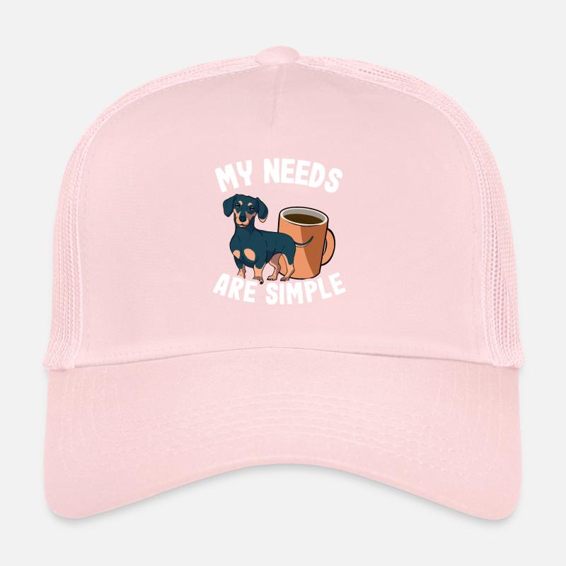Teckel et café teckel propriétaire chien de blaireau Casquette trucker 