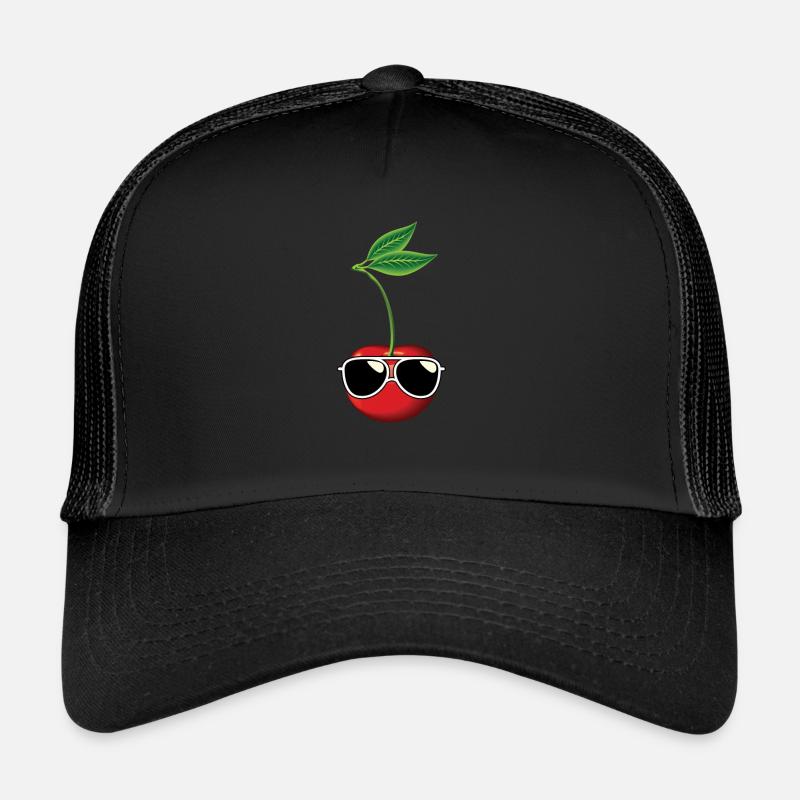Kirsche Mit Sonnenbrille Geschenk Trucker Cap