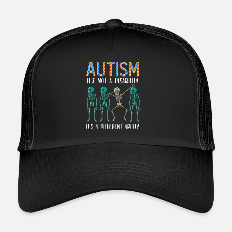 Autisme Conscience Idée de cadeau autiste Casquette trucker 