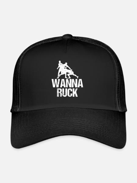 Rugby - Trucker Cap - black/black - Front