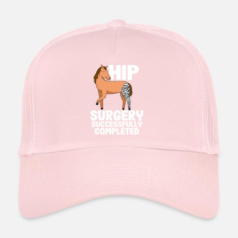 Horse Zebra Hip Surgery Successfully Completed Trucker Cap