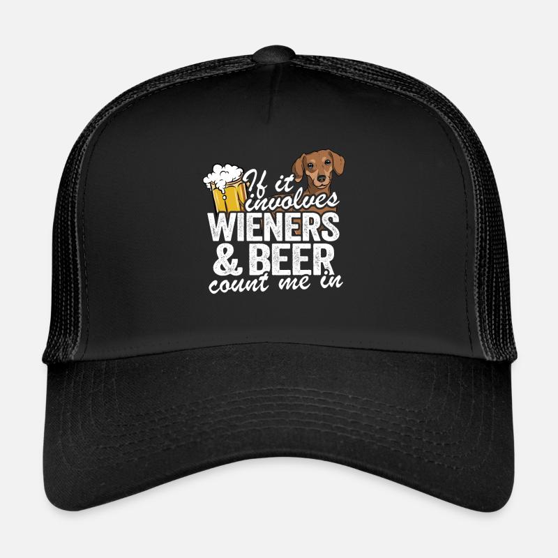 Teckel et bière teckel propriétaire du blaireau amant Casquette trucker 