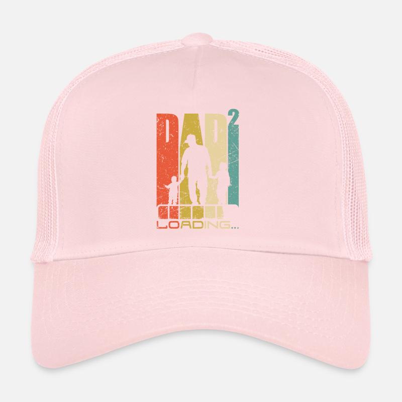Dad Loading stolzer Papa 2022 Vater 2 Kinder Trucker Cap